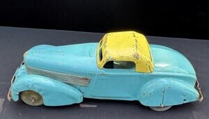 RARE 1935 Wyandotte Blue Streamlined Pressed Steel All Original Unrestored
